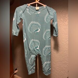 Kate Quinn Organics Peacock Print One Piece